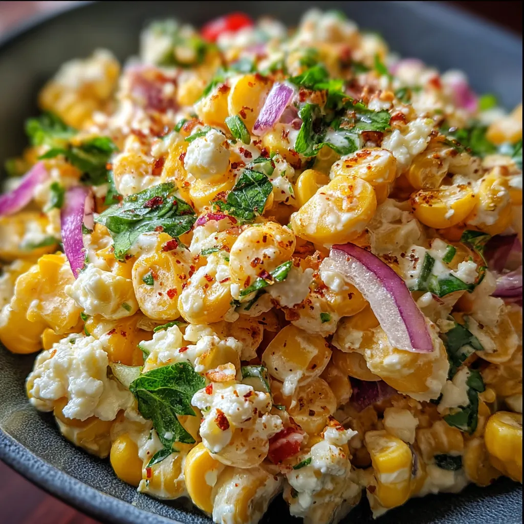 Addictive Crack Corn Salad with Creamy Ranch Dressing and Crispy Bacon - tertiary view